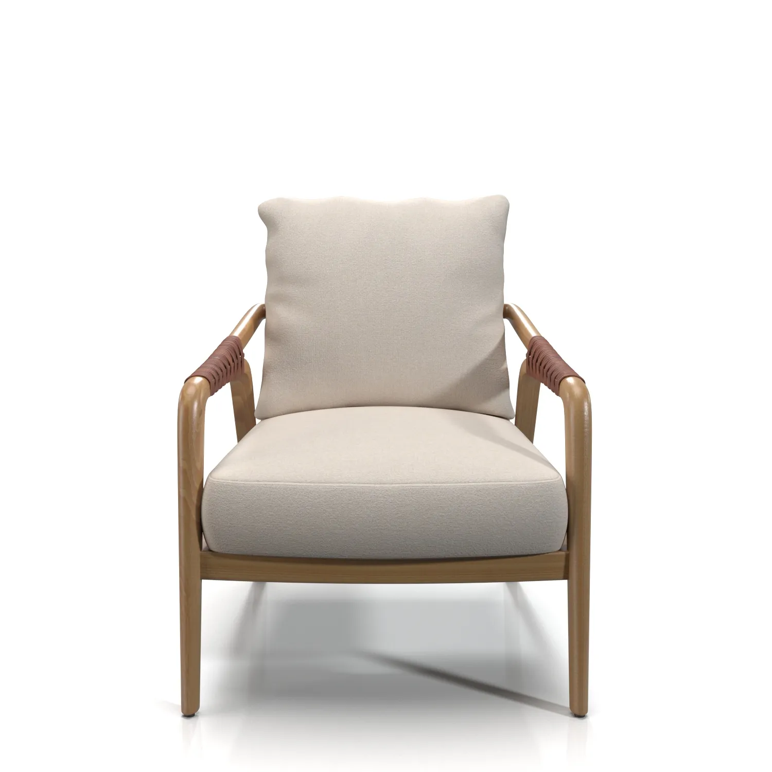 Knot Lounge Chair PBR 3D Model_04